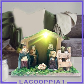 [Lacooppia1] ฟิกเกอร์เรซิ่น เพ้นท์มือ รูปวันอีสเตอร์ สําหรับตกแต่งบ้าน โต๊ะ คริสต์มาส