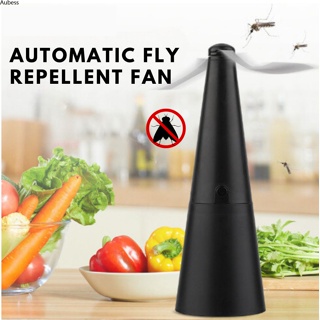 Fly Repellent Fan แบตเตอรี่ ครัวกลางแจ้ง Fly Destroyer เก็บแมลงวันให้ห่างจากอาหาร Aube