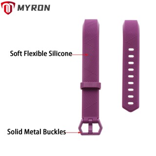 Myron สายนาฬิกาข้อมือ สไตล์คลาสสิก แบบเปลี่ยน สําหรับ Fitbit Alta Fitbit Alta HR