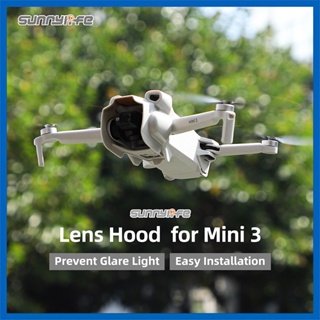 Sunnylife ZG550 ฝาครอบเลนส์ฮู้ด ป้องกันแสงสะท้อน อุปกรณ์เสริม สําหรับโดรน DJI Mini 3