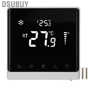Dsubuy Conditioning Fan Thermostat Home Touchscreen Panel Temperature Controller DC Brushless 180-260V