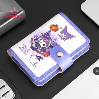 Byce&gt; Kawaii Bear กระเป๋าสตางค์ หนัง PU ใบเล็ก น่ารัก หลายช่อง สําหรับใส่บัตรเครดิต บัตรเครดิต โฟโต้การ์ด ขนาดเล็ก แบบพกพา