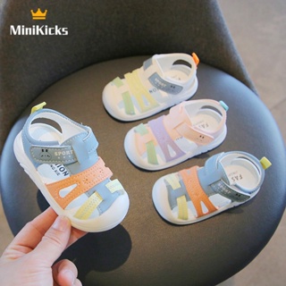 MiniKicks รองเท้าหัวโต รองเท้าแตะชาย รองเท้าหัวโตผู้ชาย นุ่ม พื้นหนา กันลื่น ใส่เดินสบาย  CLX23903JP 36Z230906