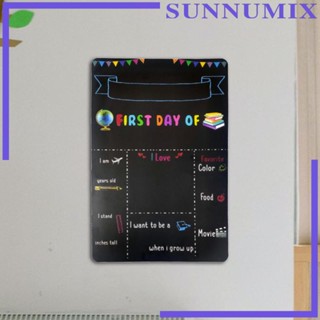 [Sunnimix] ป้ายชอล์กบอร์ด สองด้าน ทําความสะอาดง่าย ใช้ซ้ําได้ สําหรับโรงเรียน