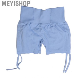 Meyishop Yoga Shorts Elegant Drawstring Breathable Workout for Cycling Fitness