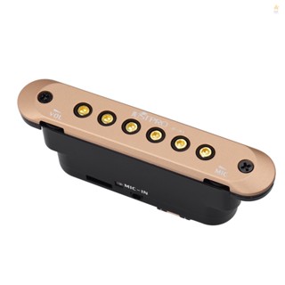 JUSTPRO JC-A1 Guitar Pickup with Mic and Volume Control for 39/40/41/42inch Folk Guitar