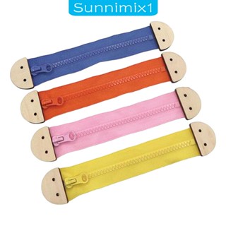 [Sunnimix1] ของเล่นบอร์ดซิป Montessori เสริมการเรียนรู้เด็กวัยหัดเดิน 1-2 ปี DIY