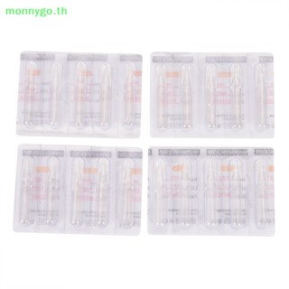 Monnygo หัวฉีดใส ทรงกลม แบบใช้แล้วทิ้ง สําหรับสัก 50 ชิ้น