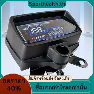 เครื่องวัดความเร็วนาฬิกาดิจิทัล หน้าจอ LCD ชาร์จ USB สําหรับรถจักรยานยนต์ CG125-CG150