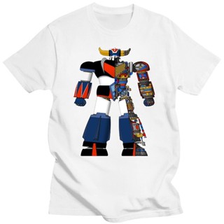 เสื้อยืดคอกลม แขนสั้น พิมพ์ลายหุ่นยนต์ Mazinger Z Ufo สําหรับผู้ชาย