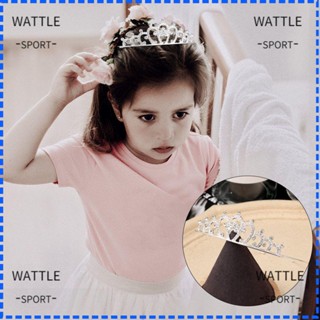 Wattle เครื่องประดับผม มงกุฎ คริสตัล สําหรับผู้หญิง เจ้าสาว