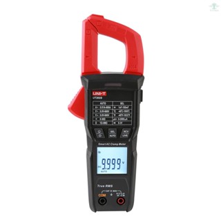 UNI-T UT202S Clamp Meter 9999 Counts Handheld Digital Clamp Type Multimeter Multifunctional Voltmeter Ammeter Live Line Recognition Continuity Diode Hertz Temperature Tester NCV Universal Meter