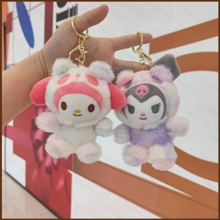 Ns2 พวงกุญแจ จี้ตุ๊กตาการ์ตูนอนิเมะ Sanrio Kuromi Melody แพนด้าน่ารัก สําหรับห้อยกระเป๋า