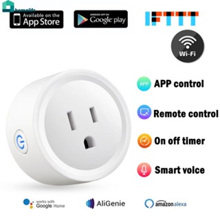 20A US Plug WIFI Bluetooth Wireless Remote Socket Smart Timer Plug Voice Control US Home Fire Retardant PC Smart Power Socket Home home home