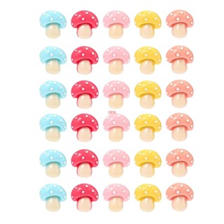 Seng หมุดปักหมุด รูปเห็ดน่ารัก สีสันสดใส สําหรับตกแต่งผนัง