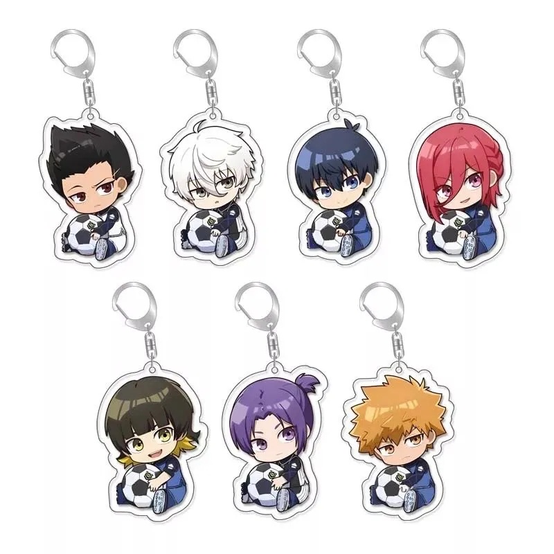 Anime Blue Lock พวงกุญแจอะคริลิคสองด้าน Isagi Yoichi ตัวอักษรกีฬาพวงกุญแจสําหรับผู้หญิงผู้ชายกระเป๋าถือจี้อุปกรณ์เสริมกุญแจ ราคา ถูกที่สุด ดีลบีเคเค แกลเลอรีภาพที่ 2