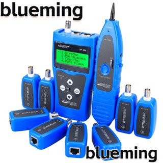 Blueming2 เครื่องทดสอบสายเคเบิล พลาสติก สีฟ้า แบบพกพา พร้อมแจ็ค 8 แจ็คอีเธอร์เน็ต LAN