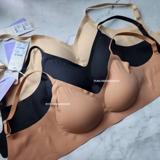 Sabina รหัส NBK24008 / NBD24007 เสื้อชั้นใน ใบเฟริ์น บราเย็น Braless รุ่น Soft Collection / perfect bra