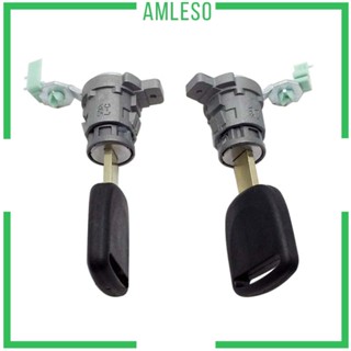 [Amleso] กระบอกล็อคประตูซ้าย ขวา 72185-S9A-013 พร้อมกุญแจ 2 ดอก 72185S9A013