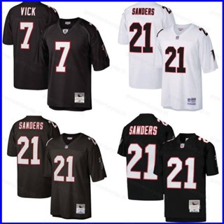 เสื้อกีฬาแขนสั้น ลายทีมชาติฟุตบอล Atlanta Falcons NFL Vick Sanders GP1 พลัสไซซ์ PG1