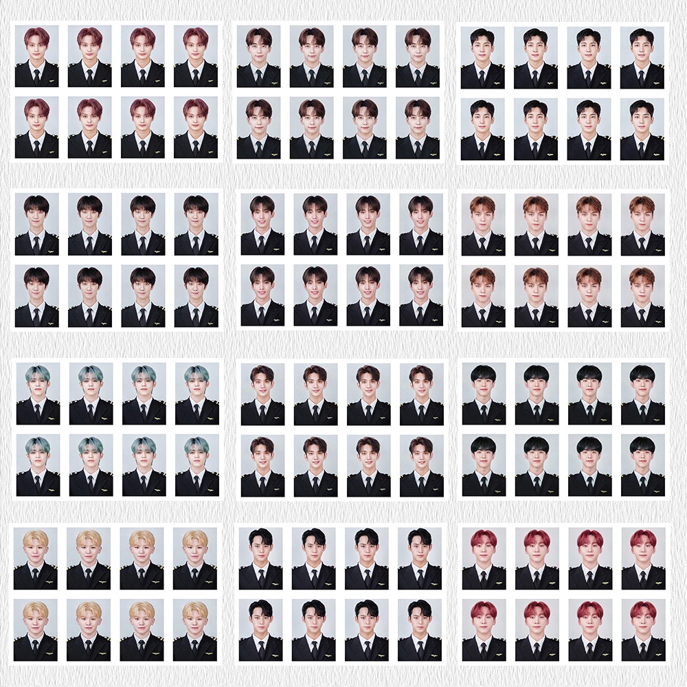 SEVENTEEN Pilot Photo ID Photo 3ซม. Photo PILOTS Photo SEVENTEEN