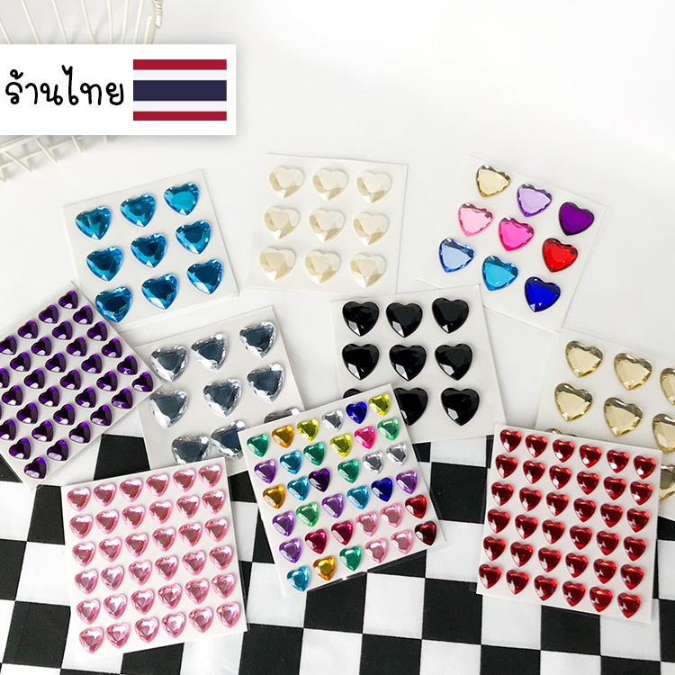 สติ๊กเกอร์หัวใจ ต้อนรับวาเลนไทน์ VALENTINE sticker DIY สติ๊กเกอร์คริสตัล รูปหัวใจนูน 3D มีกาวในตัว แต่งหน้าแฟนซี ตกแต่งทรงผม ของแจกปัจฉิม ของขวัญปัจฉิม ปัจฉิมนิเทศน์ แจกปัจฉิม ของปัจฉิม UKI stationery ST-144