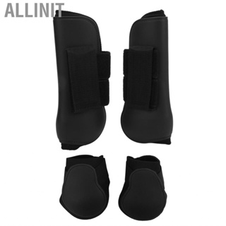 Allinit 4PCS Horse Tendon &amp; Fetlock Boots Front Hind Leg Protection Boot Guard HOT