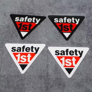 1st SAFETY สติกเกอร์เตือนสะท้อนแสง กันรอยขีดข่วน สําหรับติดหมวกกันน็อค รถจักรยานยนต์ไฟฟ้า