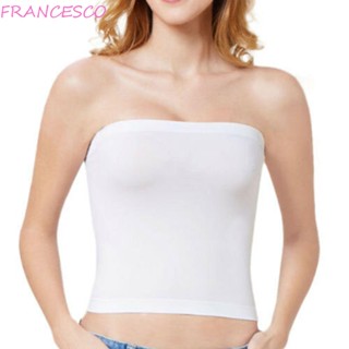 Francesco เสื้อชั้นใน เกาะอก แบบนุ่ม สีพื้น