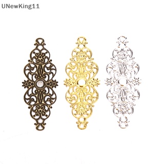 Unewking ตัวเชื่อมต่อ ลายดอกไม้ สําหรับทําเครื่องประดับ DIY 20 ชิ้น