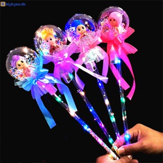 Luminous Magic Wand ของเล่น Flash Fairy Wand Starry Sky Bat highgoss.th