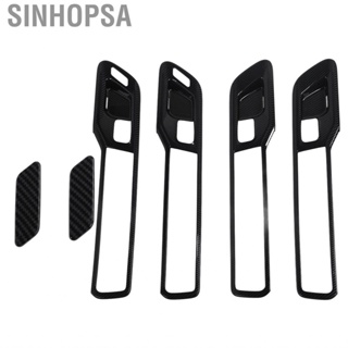 Sinhopsa Interior Door Bowl Molding Exquisite Texture Carbon Fiber Pattern Easy Clean Inner Handle Cover for 1500 2023