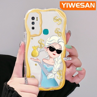 เคสโทรศัพท์มือถือ ซิลิโคนนิ่ม ใส กันกระแทก ลายการ์ตูนเอลซ่าน่ารัก สําหรับ Infinix Hot 9 Pro Hot 9 Play Hot 12 Play