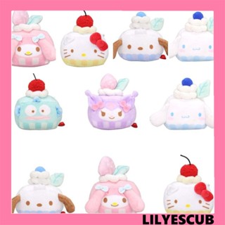 Lilyescub พวงกุญแจ จี้ตุ๊กตาการ์ตูนอนิเมะ Pochacco Kuromi My Melody Cinnamoroll Cinnamoroll ของขวัญคู่รัก สําหรับห้อยกระเป๋าเป้สะพายหลัง