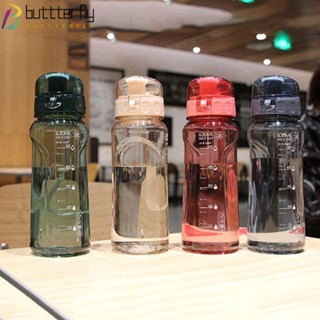 Buttterfly ขวดน้ําพลาสติก ความจุขนาดใหญ่ แบบพกพา สําหรับชา กาแฟ