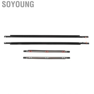 Soyoung 4Pcs/set Window Weatherstrip Trim for FJ Cruiser 2007 to 2014 Molding 6816435041 Noise Reduce Replacement 6816135073