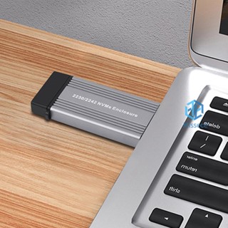 อะแดปเตอร์ USB Type-c อินเตอร์เฟซคู่ เคส SSD ภายนอก M+B Key NVME Case SSD M.2 [Missece.th]