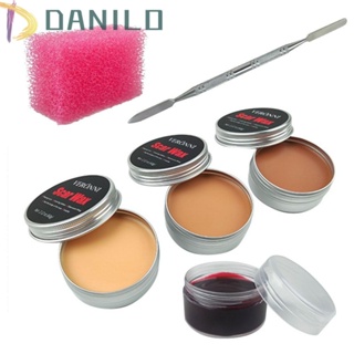 Danilo แว็กซ์แผลเป็นปลอม 3 สี พร้อมไม้พาย 60 กรัม สําหรับแต่งคอสเพลย์ฮาโลวีน