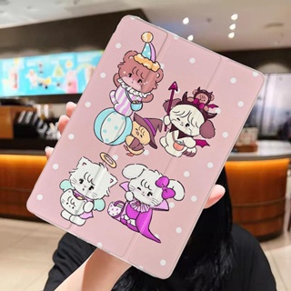 พับได้ เคาไอแพด ลายการ์ตูน เคสใสไอแพด Mikko ไอเเพด 10.2 gen7/8/9 iPad gen10 ipad Pro11 2018-2022 ipad 10.9 Air4/5 mini45