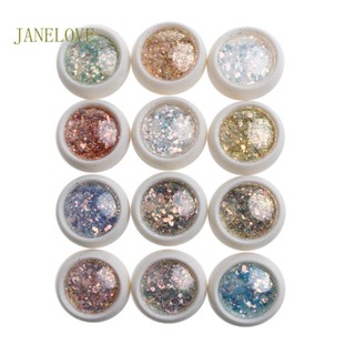 Jlove กลิตเตอร์เรซิ่น 12 สี สําหรับงานฝีมือ