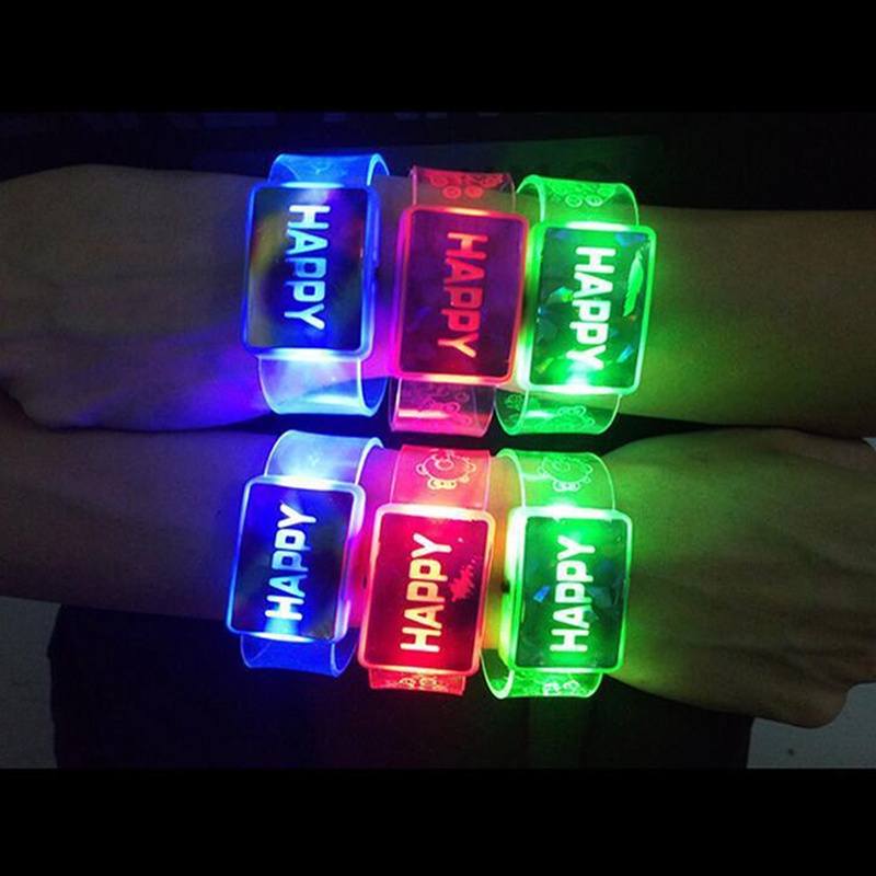 [FT] สายรัดข้อมือ แบบมีไฟ Led สําหรับงานแต่งงาน ปาร์ตี้คริสต์มาส ปีใหม่ [พร้อมส่ง]