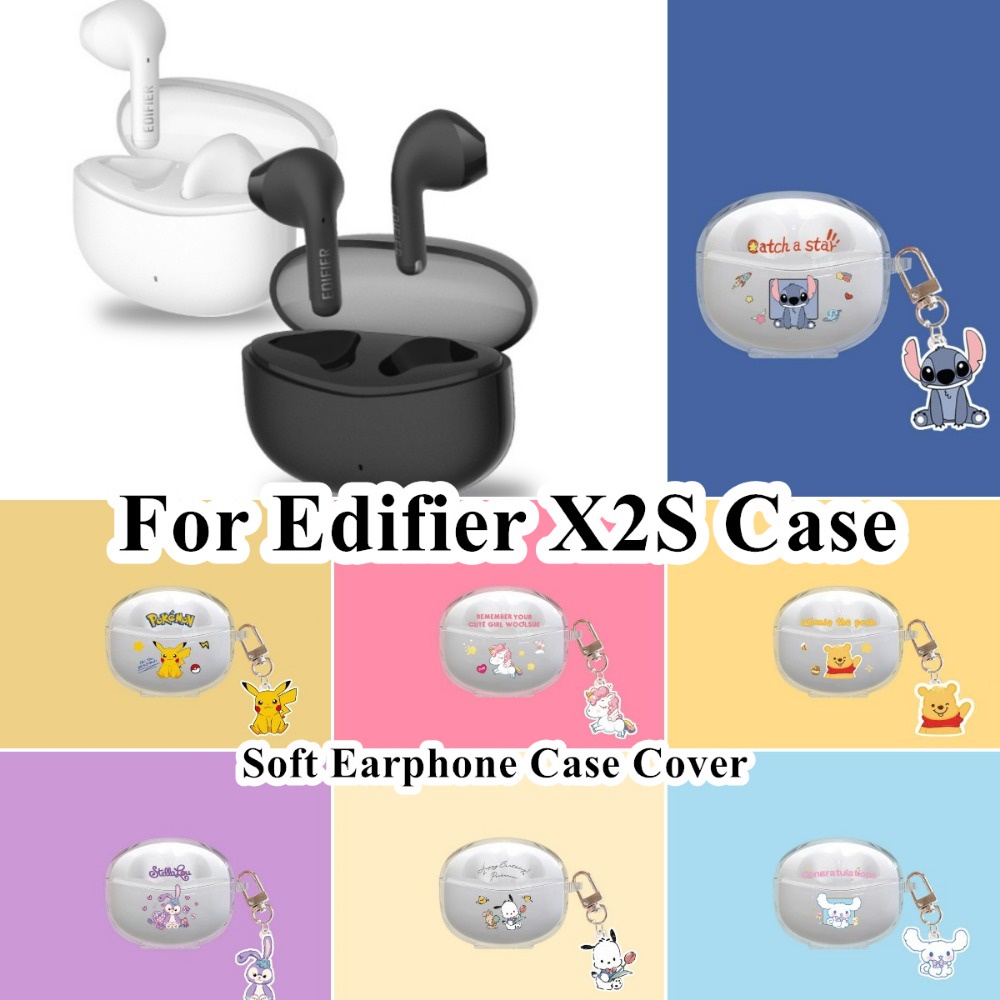 【imamura】เคสหูฟัง แบบนิ่ม ลายการ์ตูน สําหรับ Edifier X2S Edifier X2S