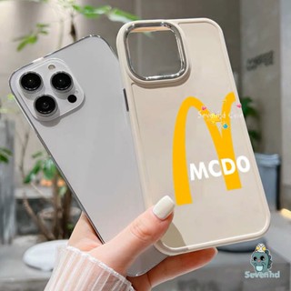 เคสโทรศัพท์มือถือ แบบนิ่ม ลายการ์ตูนโลโก้โลหะ หรูหรา สําหรับ iPhone 15 14 13 12 11 Pro Max Xs Max Xr X 7 8 Plus