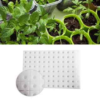 UHomee ฟองน้ำต้นกล้า สวน Soilless การเพาะปลูก Hydroponic เนอสเซอรี่ฟองน้ำสีขาว 30x20x2.5 ซม.