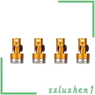 [Szluzhen1] อุปกรณ์เมาท์ขาตั้งอะลูมิเนียม สีทอง สําหรับรถบังคับ 1/10 AXIAL SCX10