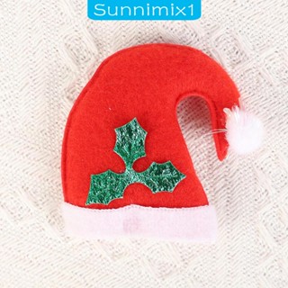 [Sunnimix1] จี้ตุ๊กตาแขวนตกแต่งเทศกาลคริสต์มาส 6 ชิ้น