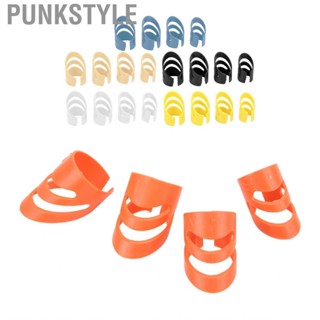 Punkstyle 4Pcs Guitar Finger Pick Fingertip Protector Instrument Accessory Set Kit For Bas