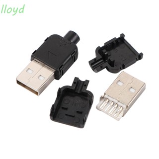 Lloyd ซ็อกเก็ตเชื่อมต่อข้อมูล USB 2.0 4 Pin DIY