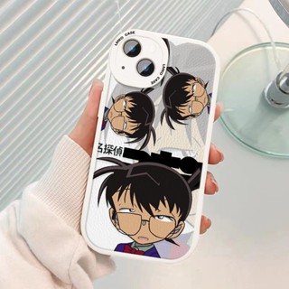 เคสโทรศัพท์มือถือหนังแกะ ซิลิโคนนิ่ม กันกระแทก ลายการ์ตูนยอดนักสืบโคนัน สําหรับ vivo iqoo NEO6 5SE 3 Z1 iqoo Z3I V11I 10 pro