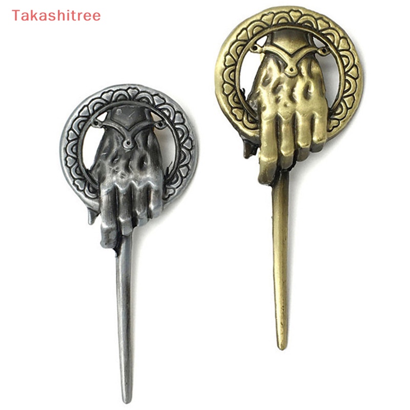 (Takashitree) ใหม่ เข็มกลัด ลาย Game of Thrones Hand of the King Lapel Replica สําหรับแต่งกาย เข็มกลัด ขนาดเล็ก ลาย The King of The New and Fascinag Game of Thrones Lapels N\a